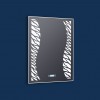 Зеркало в ванную комнату или прихожую с подсветкой "Рыбка" 600х800 мм LED 012
