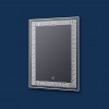 Зеркало в прихожую, спальню или ванную комнату с подсветкой "Лабиринт" 600х800 мм LED 008
