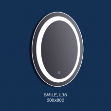 Зеркало с LED подсветкой "Smile" 