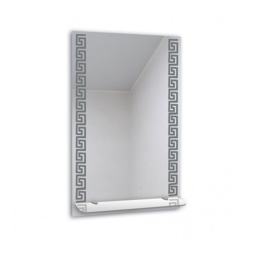 Зеркало в ванную комнату простое без подсветки 400х700 мм П 95