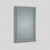 Зеркало в ванную комнату простое без подсветки 400х700 мм П 95