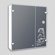 Зеркальный шкафчик без подсветки Ш 813