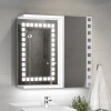 Зеркальный шкафчик в ванную комнату с подсветкой Ш 3372/1
