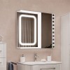 Зеркальный шкафчик в ванную комнату с подсветкой Ш 3372/2