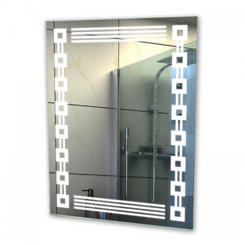 Зеркало в ванную комнату с подсветкой "Феерия" 600х800 LED 010
