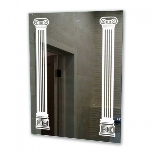 Зеркало в спальню с подсветкой "Греция" 600х800 мм LED 021