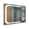 Зеркало в ванную комнату с  подсветкой "Парус" 980х700 мм LED 033
