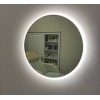 Круглое зеркало в ванную комнату с фоновой подсветкой 600х600 мм L62