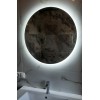 Зеркало в ванную комнату с 3D контурной подсветкой "Рассвет" 600х600 мм L57